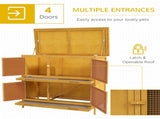 Wooden Rabbit Cage 90925520