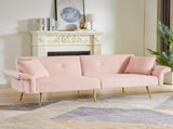 Modern Teddy Upholstered Accent Loveseat Sofa With Side Pocket,Folding Sleeper Sofa Bed With W1117P303443