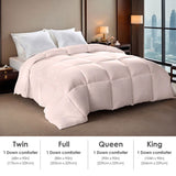 Pink plus-size comforter for all seasons, perfect for cozy bedrooms, luxurious hotel rooms, single, 15132606