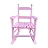 ZNTS Children's rocking light pink chair- Indoor or Outdoor -Suitable for kids-Durable 98976983