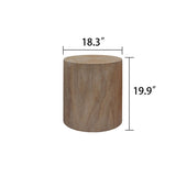 Set of 3 Nautral Wood Coffee Table with clear and visible tree rings W2729P199132