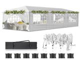 10x30ft Pop Up Canopy, Portable Instant Canopy Tent with 8 Sidewalls for 10270298