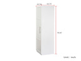 Kitchen Cabinet, White Freestanding Buffet Cupboards Sideboard with Doors & Shelves, Kitchen W331P309438