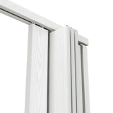 48" W Double Walled Foldable Heavy Duty Accordion Doors, White B031P295175