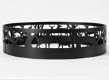32in Fire Ring, Elk Pattern, Round, Iron 30608248
