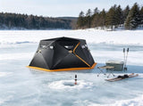 4 Person Insulated Pop-Up Ice Fishing Shelter 360-Degree View 69100558