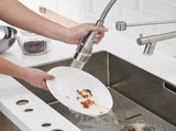 Commercial LED Kitchen Faucet with Pull Down Sprayer, Single Handle Single Lever Kitchen Sink Faucet W1932P172268