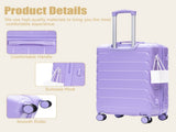 28" Large Suitcase, ABS Hardshell, Upgraded Crack-Resistant Iron Handle, Combination Lock, 360&deg W2787P536191