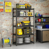 5-Tier Adjustable Metal Shelving Unit ,Heavy Duty Garage Shelving,Storage Racks,Industrial Utility 23980065