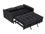 Modern velvet sofa, sofa pull-out bed, small love seat casual sofa with back, with pillow, pockets, 49433073