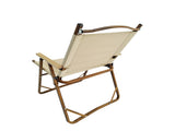 Comfy Foldable Portable Chair with Armrests Aluminium Frame, Travel Kermit Chair Easy to Fold W495107781