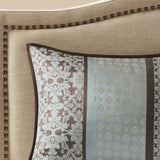 7 Piece Comforter Set Blue King B03597162