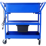 Mobile Parts Washer, 20 Gallon Capacity Portable Parts Cleaner for Use with Water Based Cleaning W465P149908