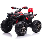 ZNTS Kids ATV 4 Wheeler, 24V Kids Ride on Toy for Big Kid w/Bluetooth, 800W Motor,red W2058P203110