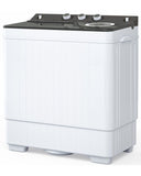 ZNTS Twin Tub with Built-in Drain Pump XPB65-2288S 26Lbs Semi-automatic Twin Tube Washing Machine for 86281079