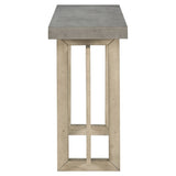 U_STYLE Contemporary Console Table with Wood Top, Extra Long Entryway Table for Entryway, Hallway, N711P230809E