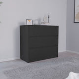 Austin Three Drawer Dresser, Pull Out Mechanism-Black B20092132