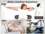 2 In 1 Massager Pillow This ergonomic lumbar support pillow integrates vibration massage and heat 49140638