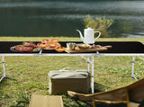 6ft Aluminum Alloy Folding Table black 95332729