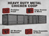 83"Thickened Chicken Coop Durable Pigeon Cage Outdoor Use Comfortable Poultry Cage For Home Breeding 42757981