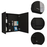 Kenya Medicine Cabinet, Mirror, Double Door, Four Interior Shelves B128P148726