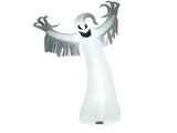 Spooky Halloween Inflatable Ghost - 12 ft Tall with LED Lights, Waterproof Fabric, Spikes/Ropes for 14097654