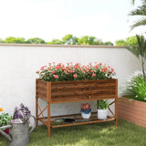Garden Bed Galvanized Planter 90861932