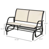 Outdoor courtyard seats for 2 people-Beige 00066280