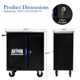 DOUBLE-DOOR CLAPBOARDl MULTI-FUNCTION TOOL CART--BLAKBLUE W1102P182240