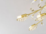 15-Light Chandelier Crystal Ceiling Lamp, 15-Lights Modern Farmhouse Ceiling Ceiling Hanging Light W5008P466522