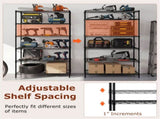 6-Tier Heavy-Duty Metal Storage Shelving, 4800 LBS Total Capacity Adjustable Utility Rack 48983420