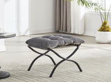 Lazy Chair with Ottoman, Modern Lounge Accent Chair with Armrests and a Side Pocket, Leisure W640P271551
