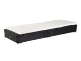 Outdoor Leisure Rattan Furniture Pool Bed / Chaise -Black 13432209