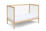 Deux Remi 3-in-1 Convertible Island Crib Natural/White B02263768