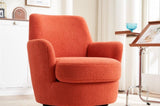 Teddy Swivel Barrel Chair, Swivel Accent Chairs Armchair for Living Room, Reading Chairs for Bedroom W1361P172477