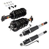 2Pcs Front Suspension Strut and Coil Spring Assembly and 2Pcs Rear Air Shock Absorber for Cadillac 82624302