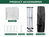 6.5x6.5ft Pop Up Canopy Tent, Outdoor Tent Canopy Foldable Portable Canopies for Camping, Patio, 25659885