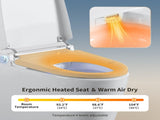 Tankless Smart Toilet With Bidet Built In, One-piece Bidet Toilet Seat, Auto Flush,Heated Seat, Warm T5879P506526