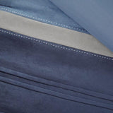 7 Piece Microsuede Comforter Set Navy Cal King B03596802