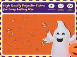 9ft Inflatable Halloween Decor 5 Pumpkins, 2 Ghosts, Internal LED Lights, Waterproof Polyester, 95470629