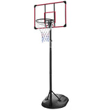 ZNTS Portable Basketball Hoop Adjustable 7.5ft - 9.2ft with 32 Inch Backboard for Youth Adults Indoor 27851282