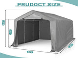 8X 12outdoor storage shelter shed 49547345