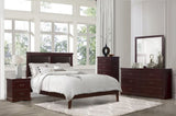 1pc Classic Traditional 2 Drawers Nightstand Cherry Finish Bedroom Furniture Wooden Bedside Table B011P233733