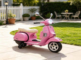 12V Kids Electric Motorcycle with Training Wheels Rear Suspension Steering Limitation Pink 82709950