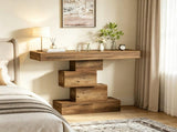 42.5 Inch Industrial Farmhouse Console Table 49715940