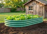Galvanized Raised Garden Bed 6x3x1ft - Heavy Duty Metal Planter Box for Vegetables, Herbs & Flowers, W840P499234
