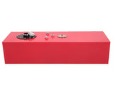 15 Gallon 60L Universal Top Feed Aluminum Fuel Tank Oil Level Sensor Red 38484204