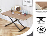 Modern minimalist multifunctional lifting table, with a 0.8-inch wood grain process sticker desktop W1512P511127