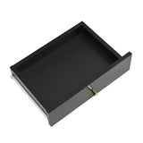 Floating Makeup Vanity Desk with Mirror & 3-Color Lights, Wall Dressing Table with Power Outlet, N844P263662B