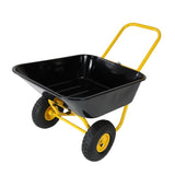 ZNTS Two-wheeled barrow, garden cart, 10-inch pneumatic wheels W227P251856